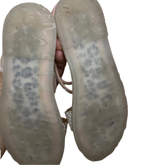 Girls pearls and rhinestones sandals - size 1.5 - Picture 5 of 5